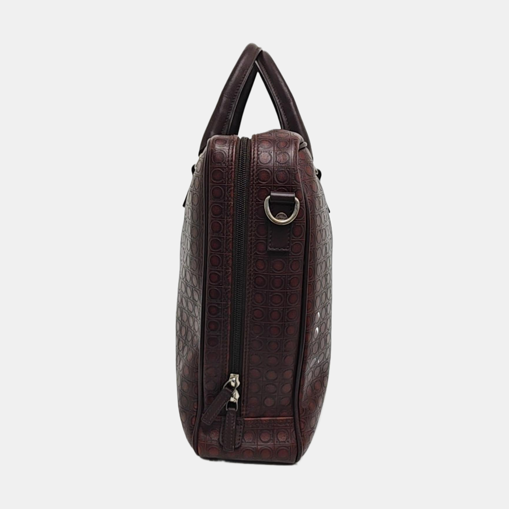 Calfskin Top Handle Bag Red