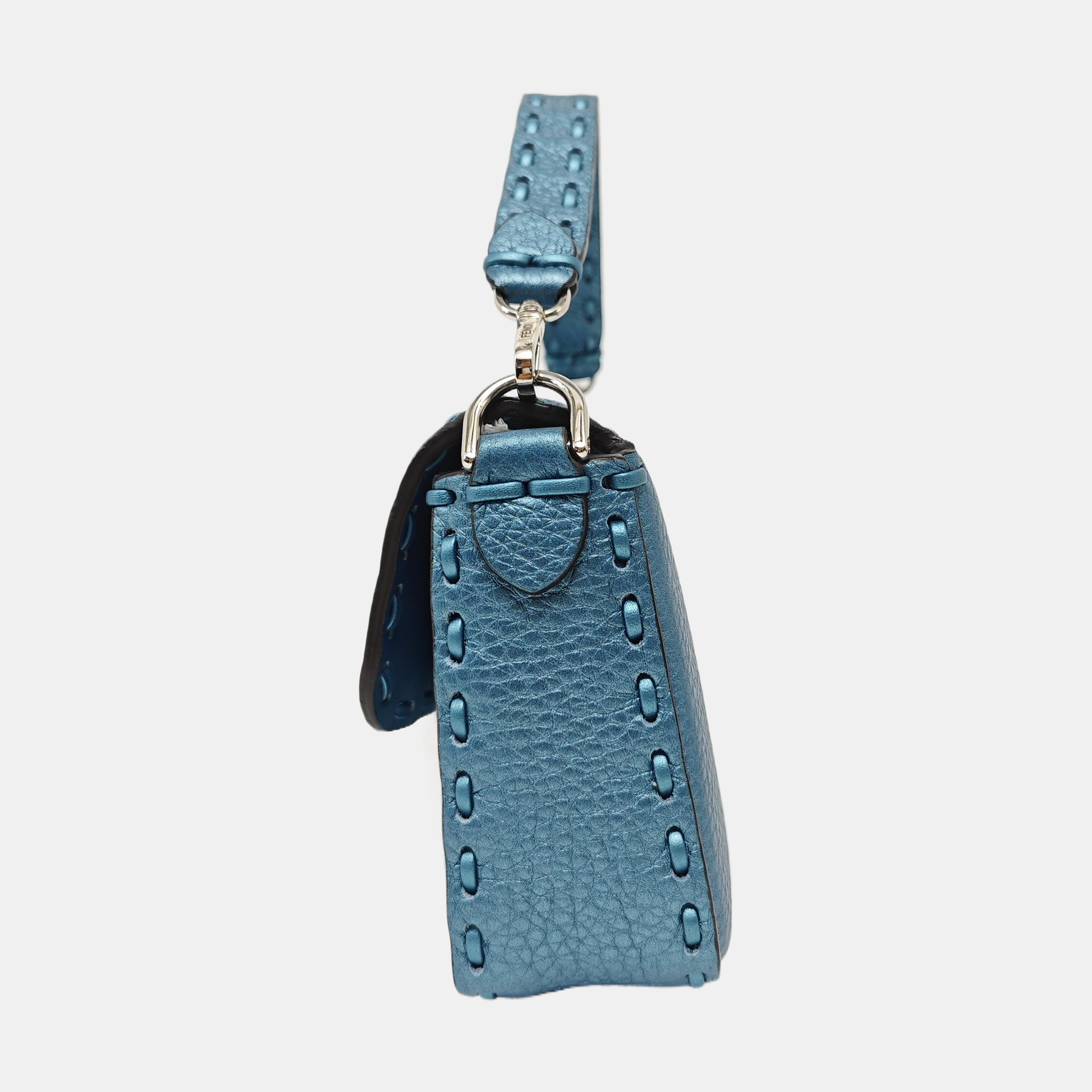 Baguette Mini Calfskin Blue