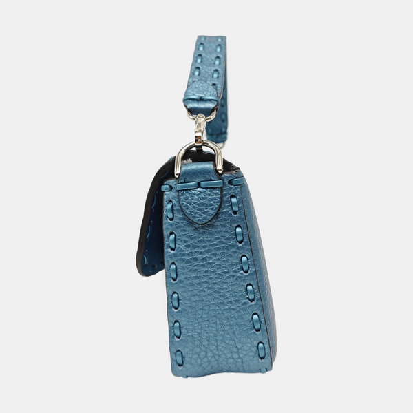 Baguette Mini Calfskin Blue