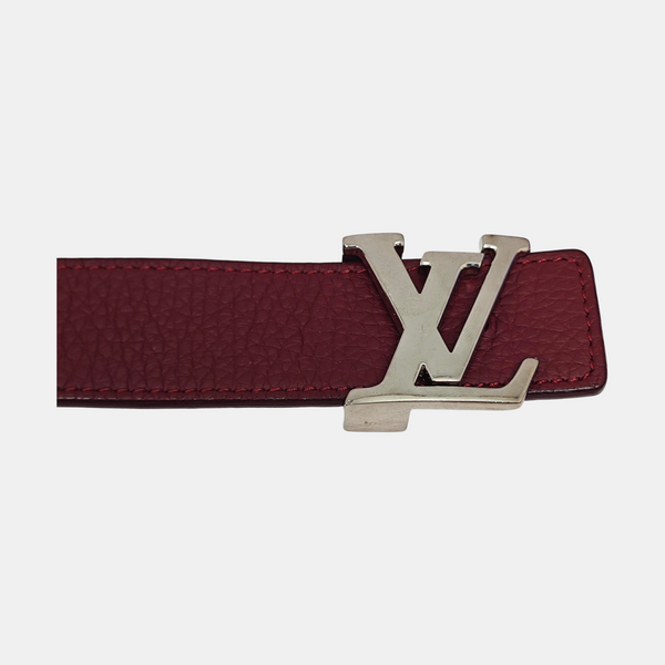 Leather Belt Red