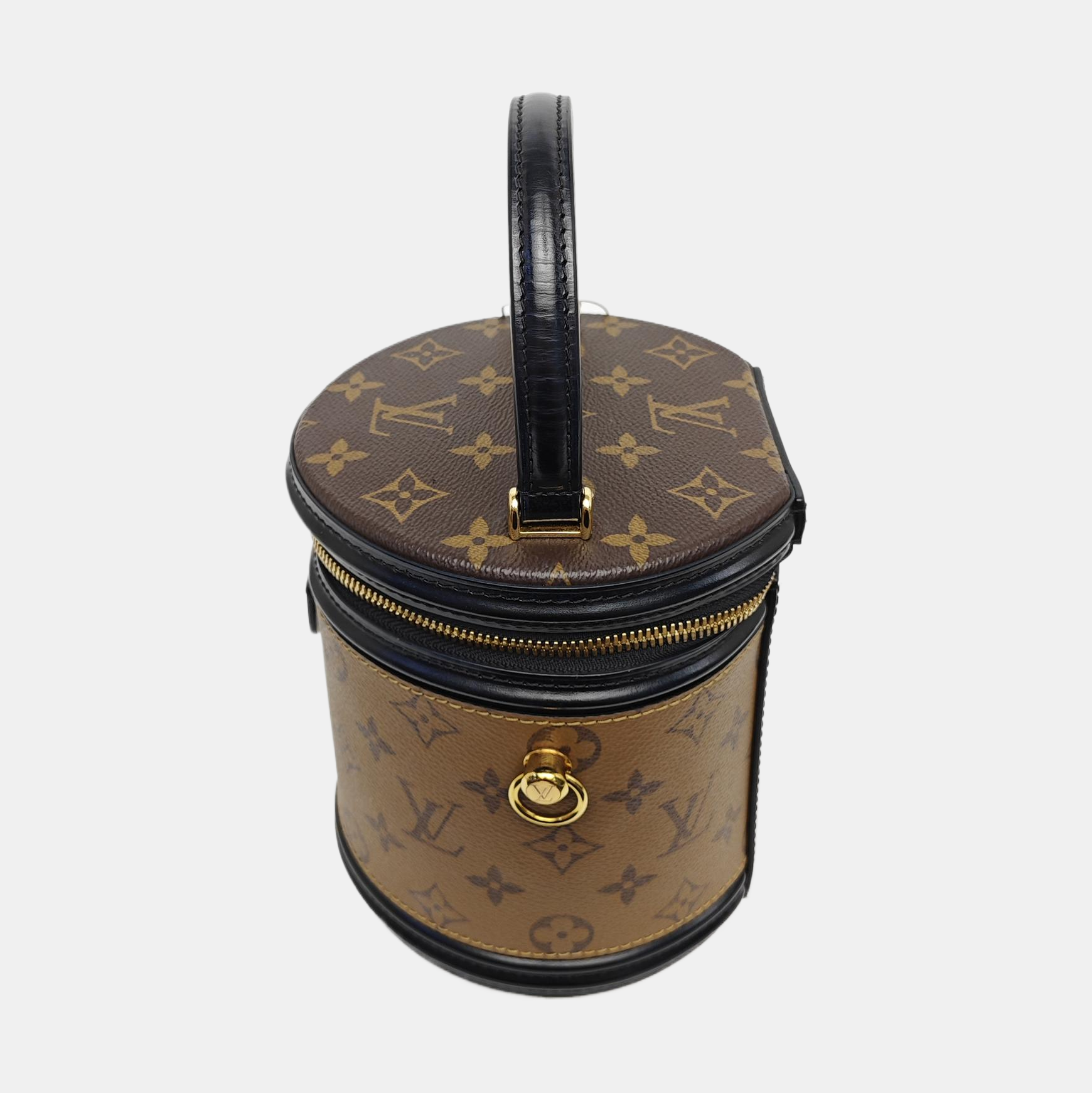 CANNES PM Monogram Coated Canvas Brown