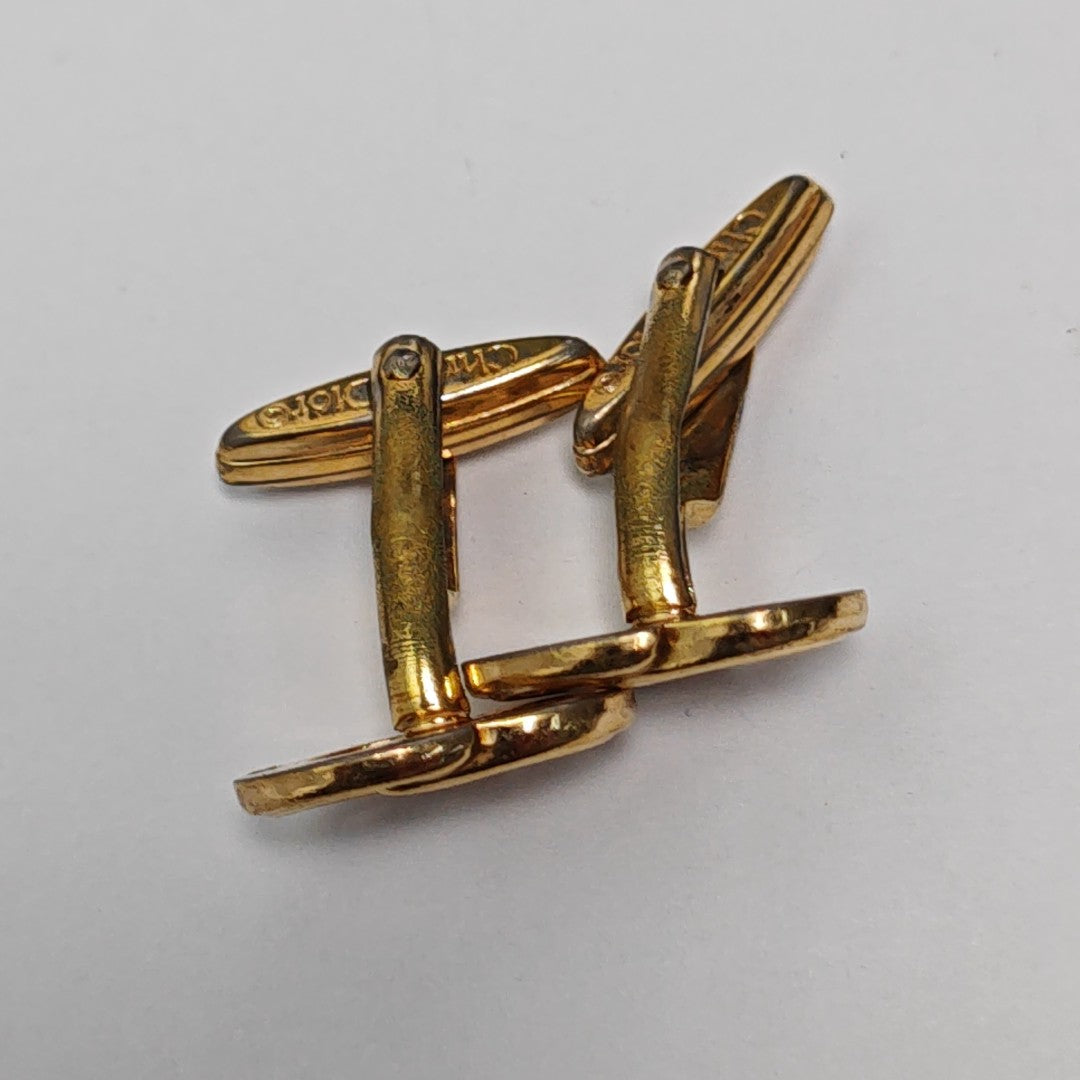 Metal Cufflink Gold