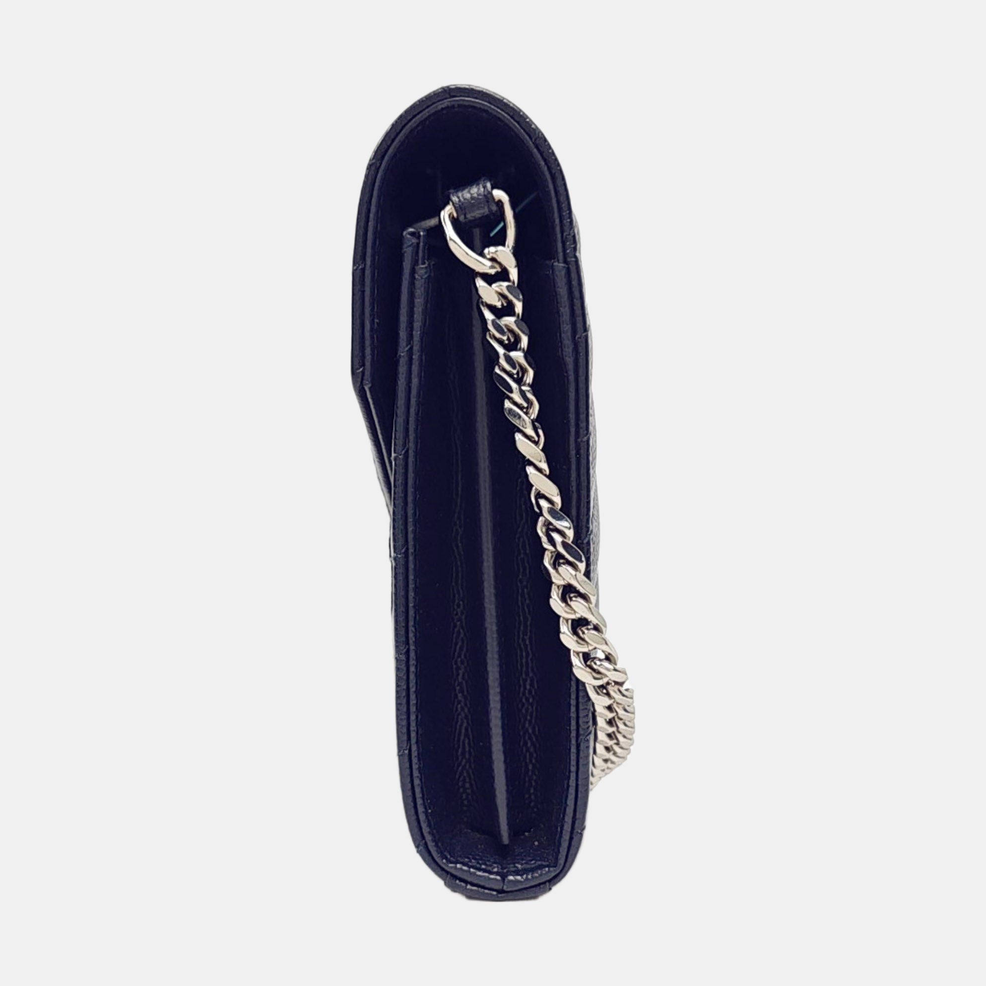 MONOGRAM Chevron Calfskin Blue