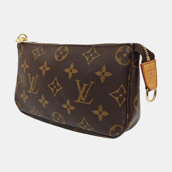 ACCESSOIRES MM Monogram Coated Canvas Brown