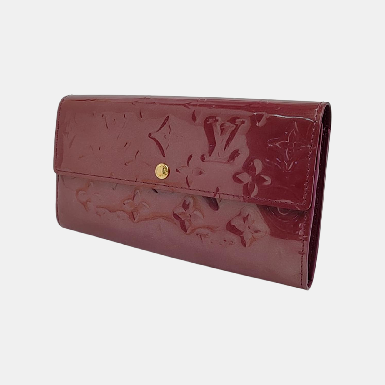 PORTE MONNAIE Patent Leather Purple Wallet