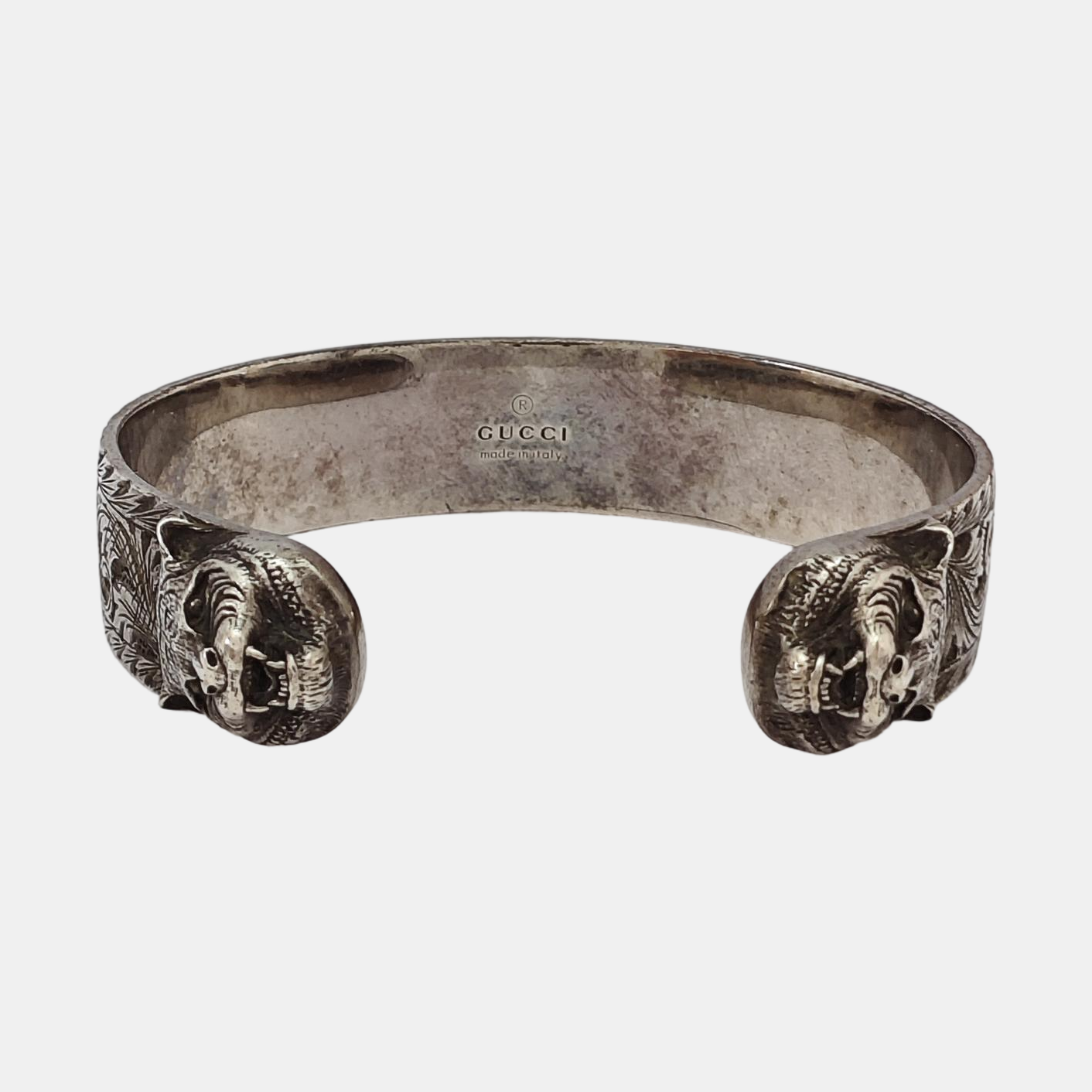 Le Marché Des Merveilles 925 Sterling Silver Gray Bangle