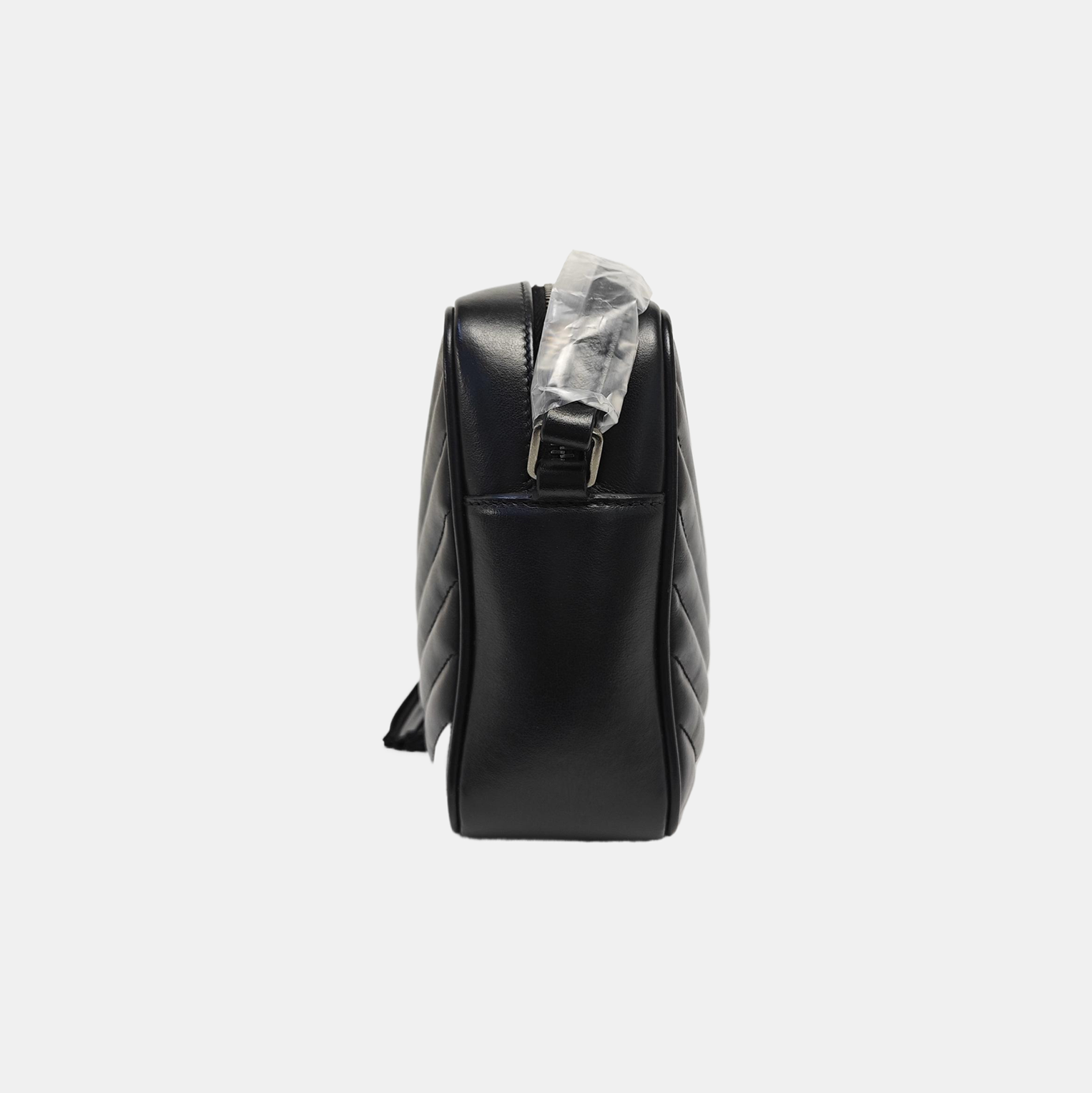 LOU Chevron Calfskin Black