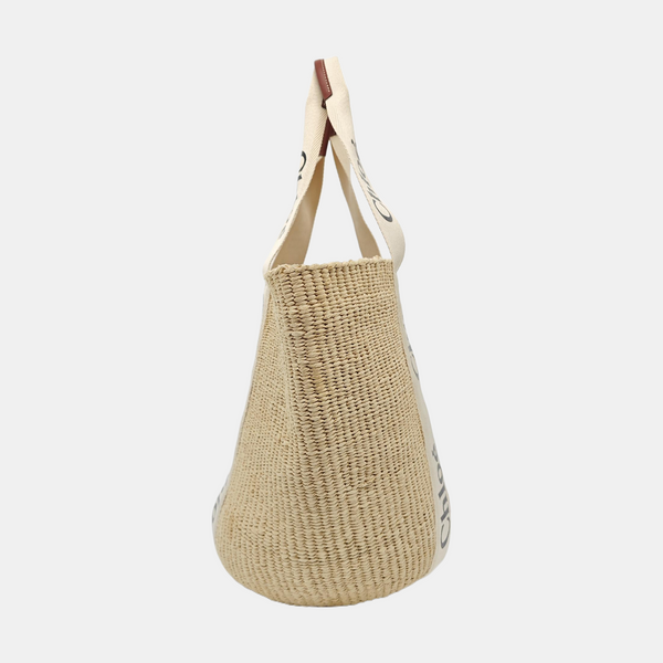 Woody Small Straw Beige