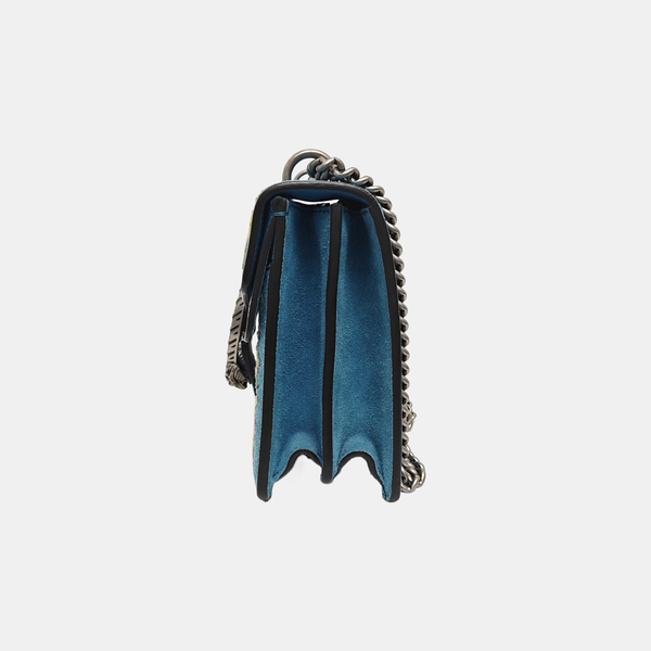 Authenticated pre-owned  Dionysus Suede Blue - Shoulder Bag at Looply