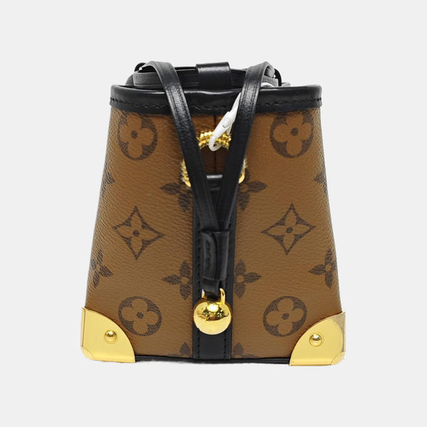 NOÉ PURSE LV CHARMS Monogram Coated Canvas Brown