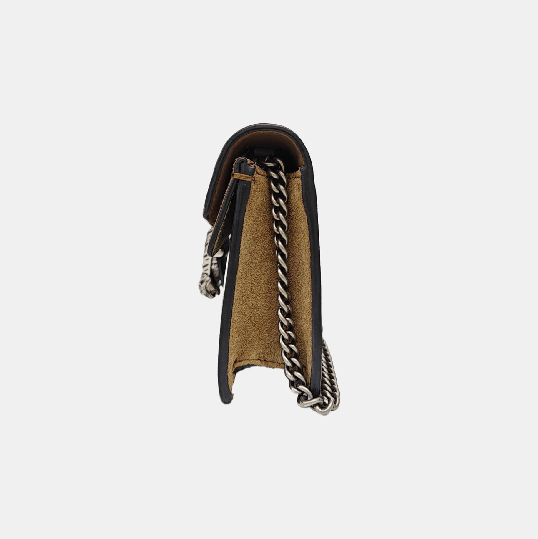 Dionysus Super Mini Monogram Coated Canvas Beige
