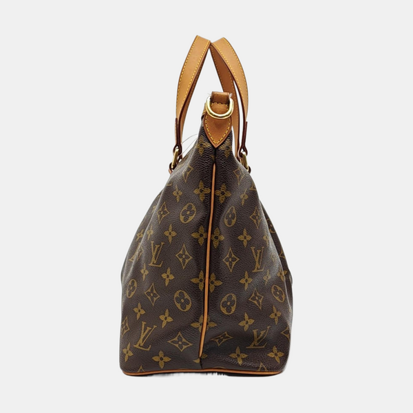 PALERMO PM Monogram Coated Canvas Brown