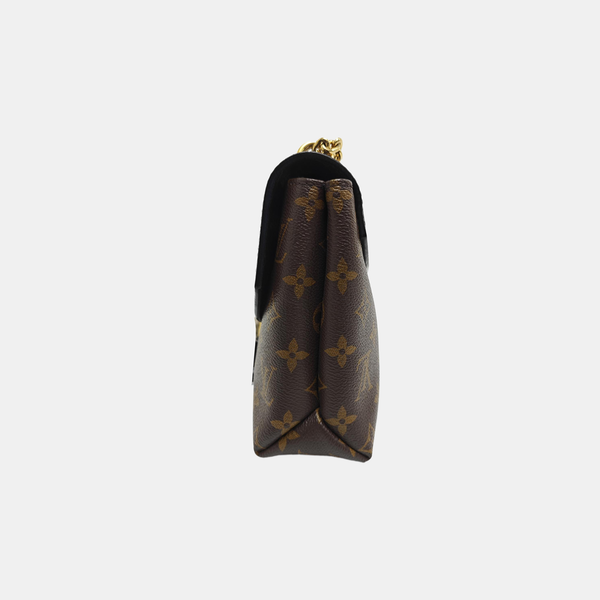 SAINT PLACIDE Monogram Coated Canvas Black