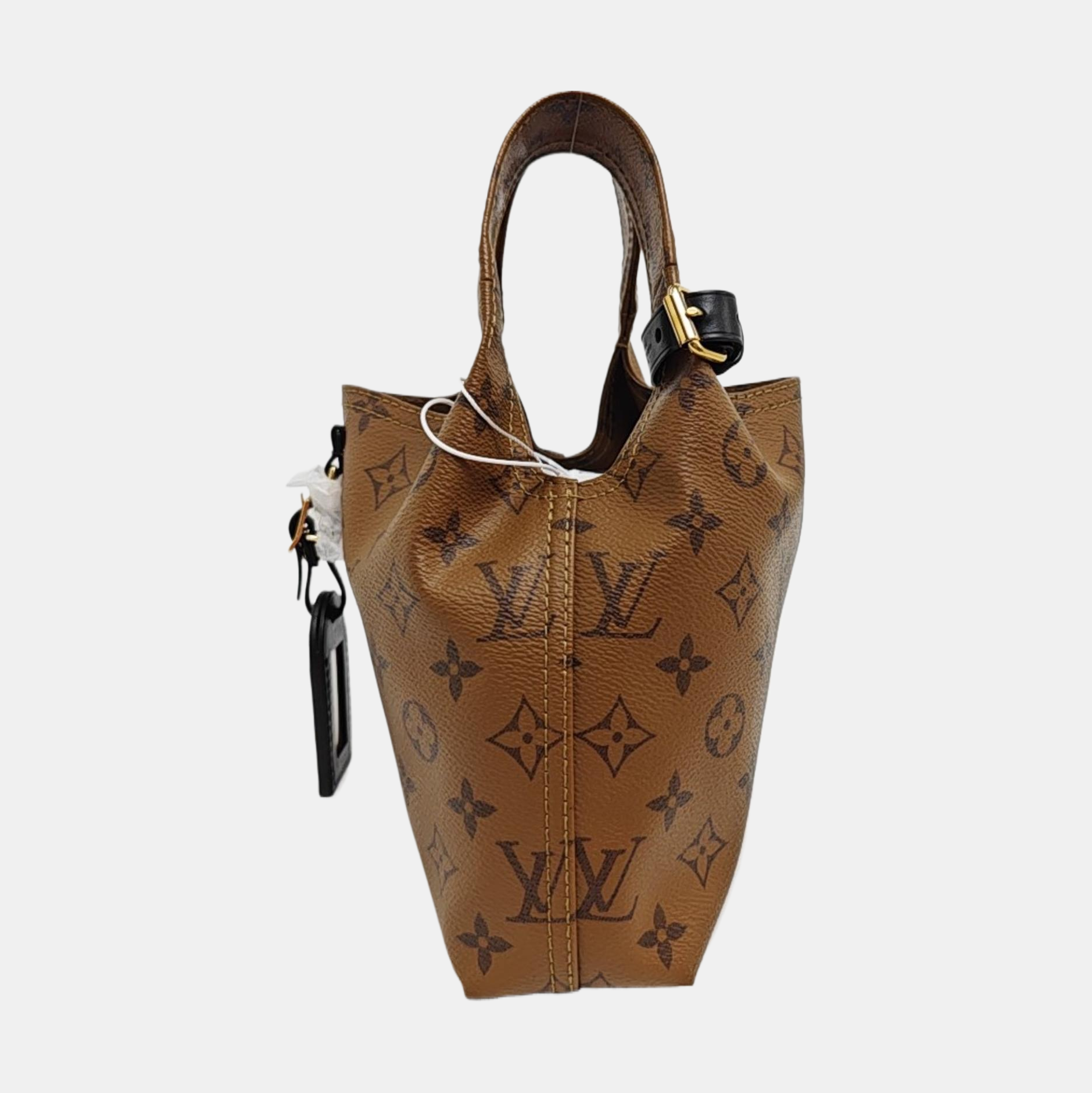 ATLANTIS PM Monogram Coated Canvas Brown