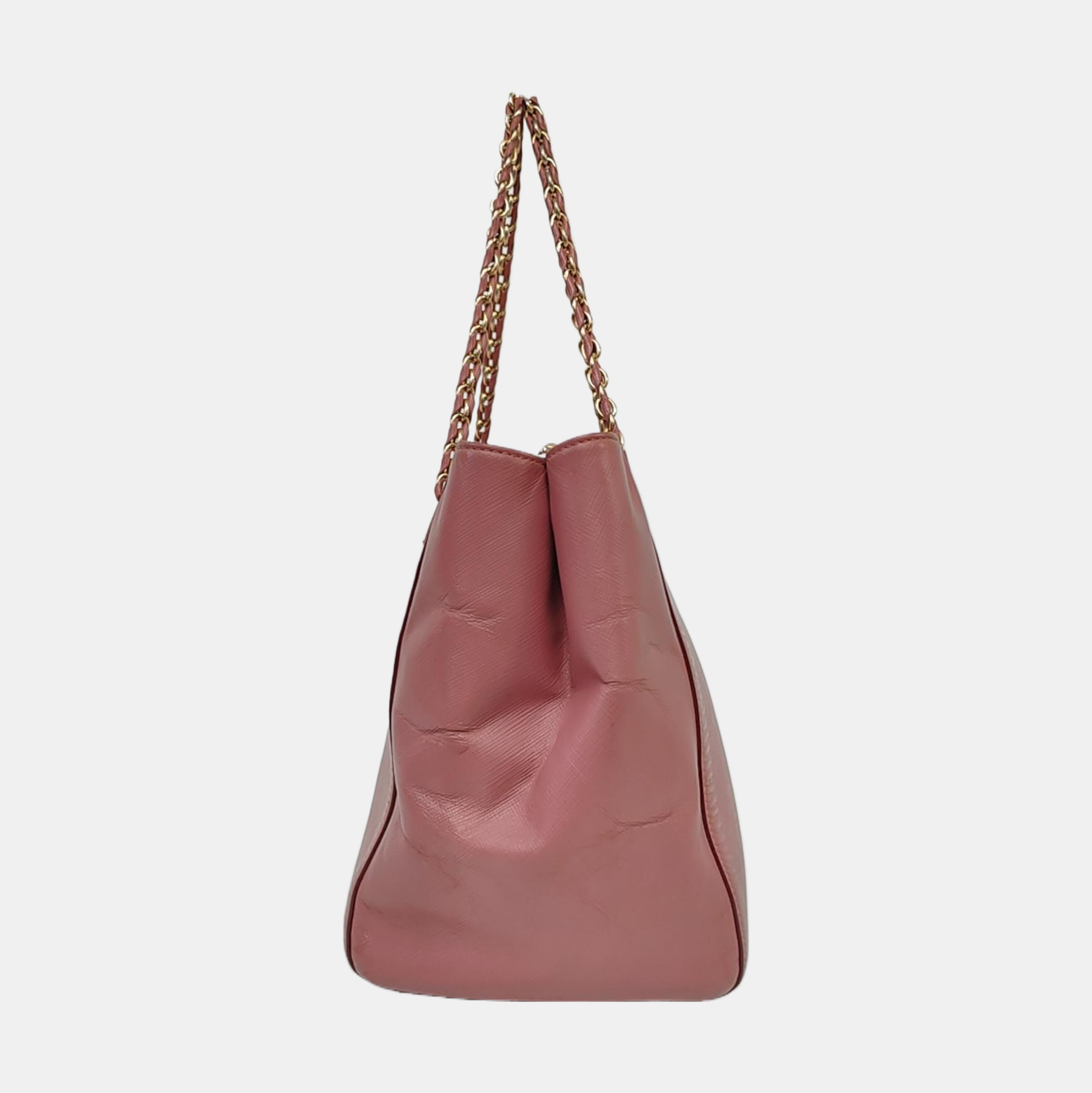 Calfskin Tote Bag Red
