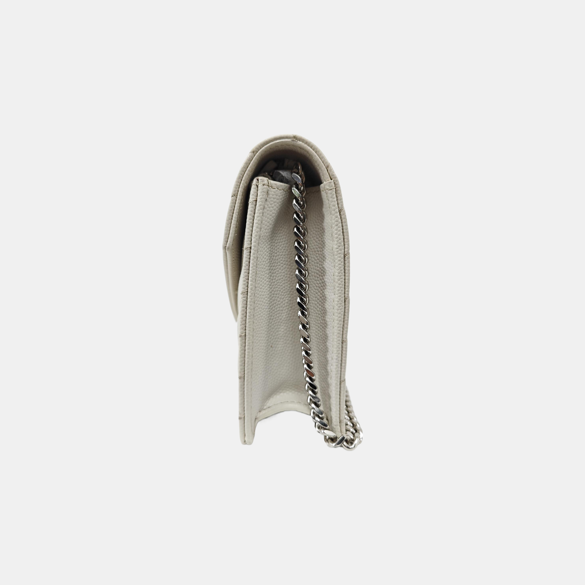 MONOGRAM WOC Chevron Calfskin Gray