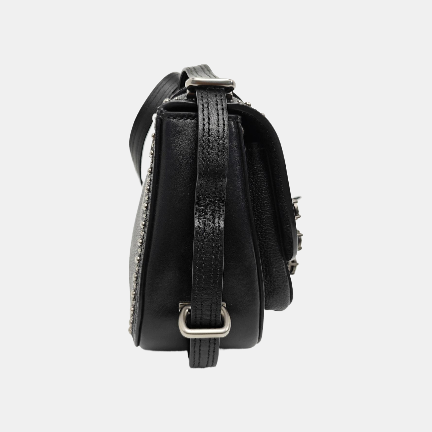 Miu Lady Calfskin Black