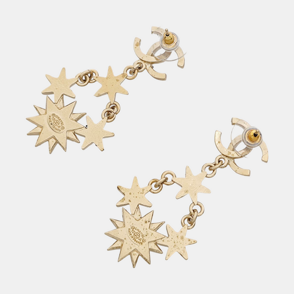 Metal Gold Stud Earrings
