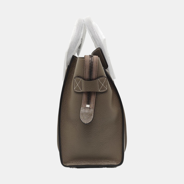 Authenticated pre-owned  LUGGAGE Micro Calfskin Grey - Tote Bag at Looply
