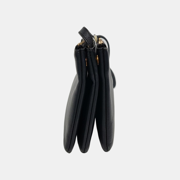 TRIO Small Lambskin Black