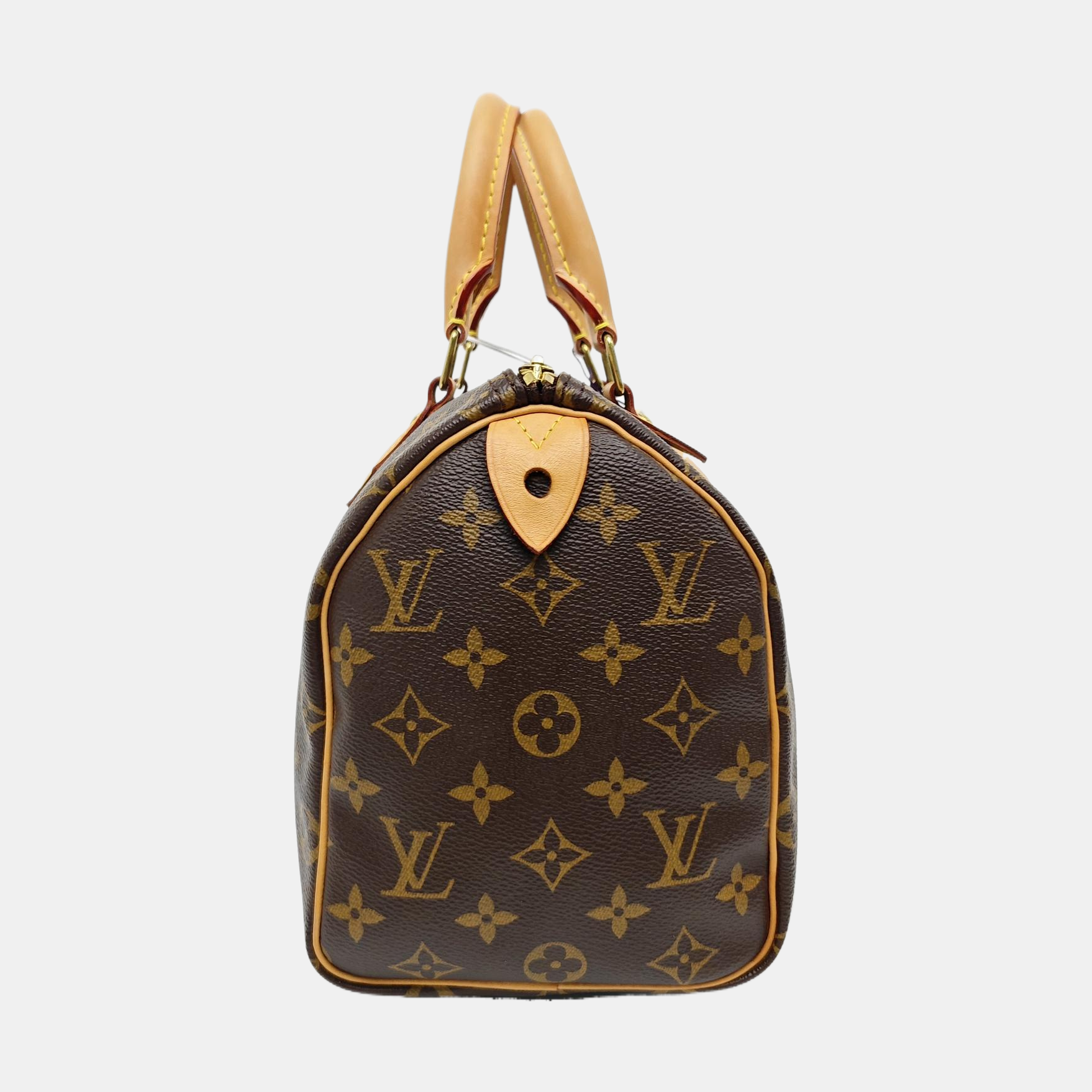 SPEEDY 25 Monogram Coated Canvas Brown