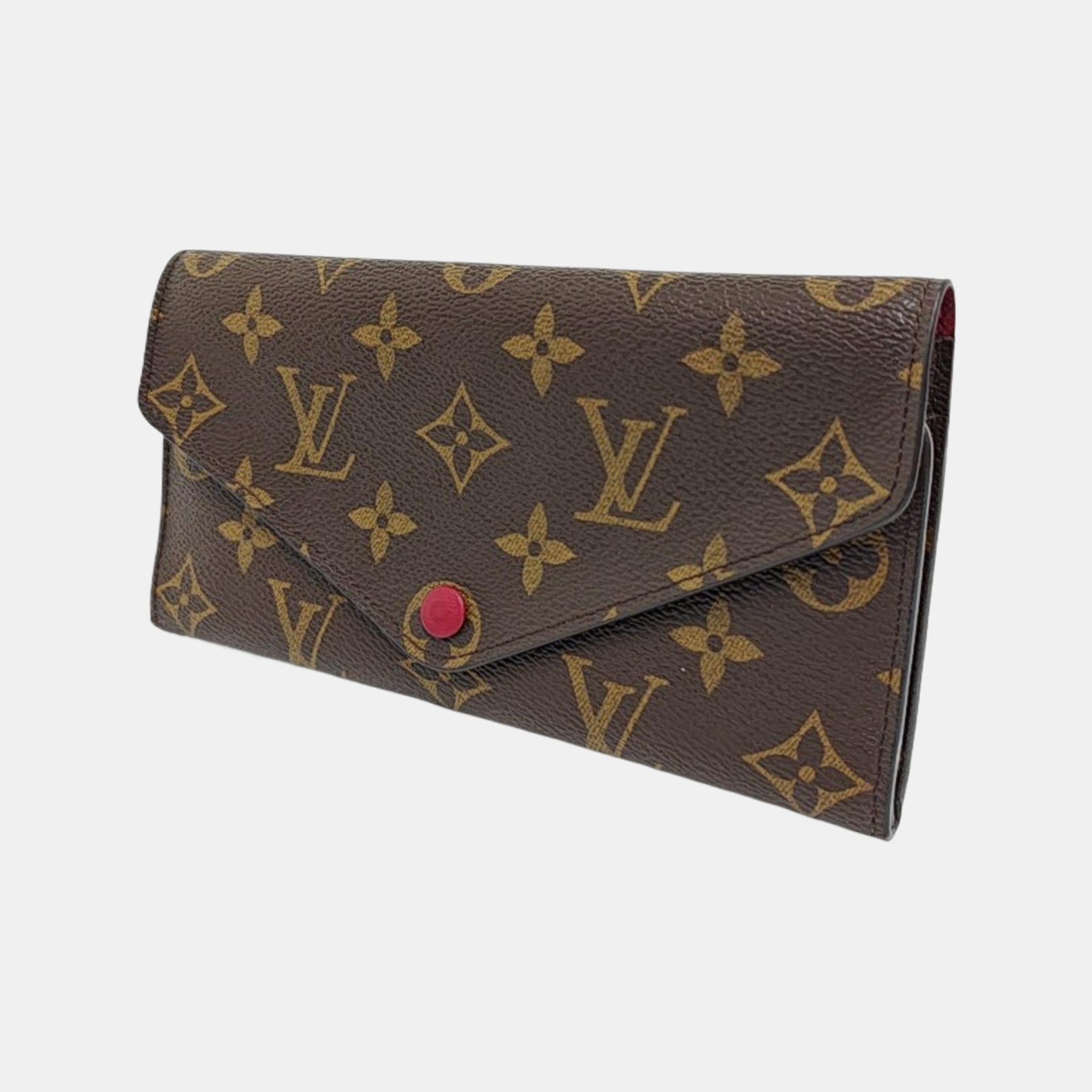 JOSÉPHINE Monogram Coated Canvas Brown Wallet