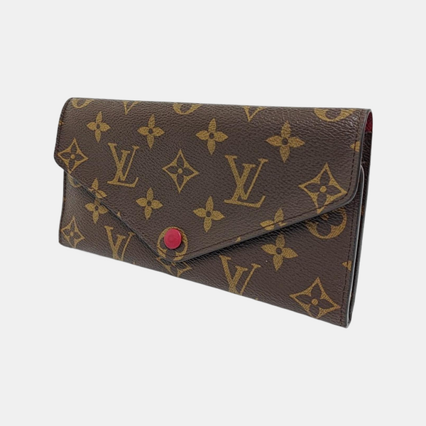 JOSÉPHINE Monogram Coated Canvas Brown Wallet