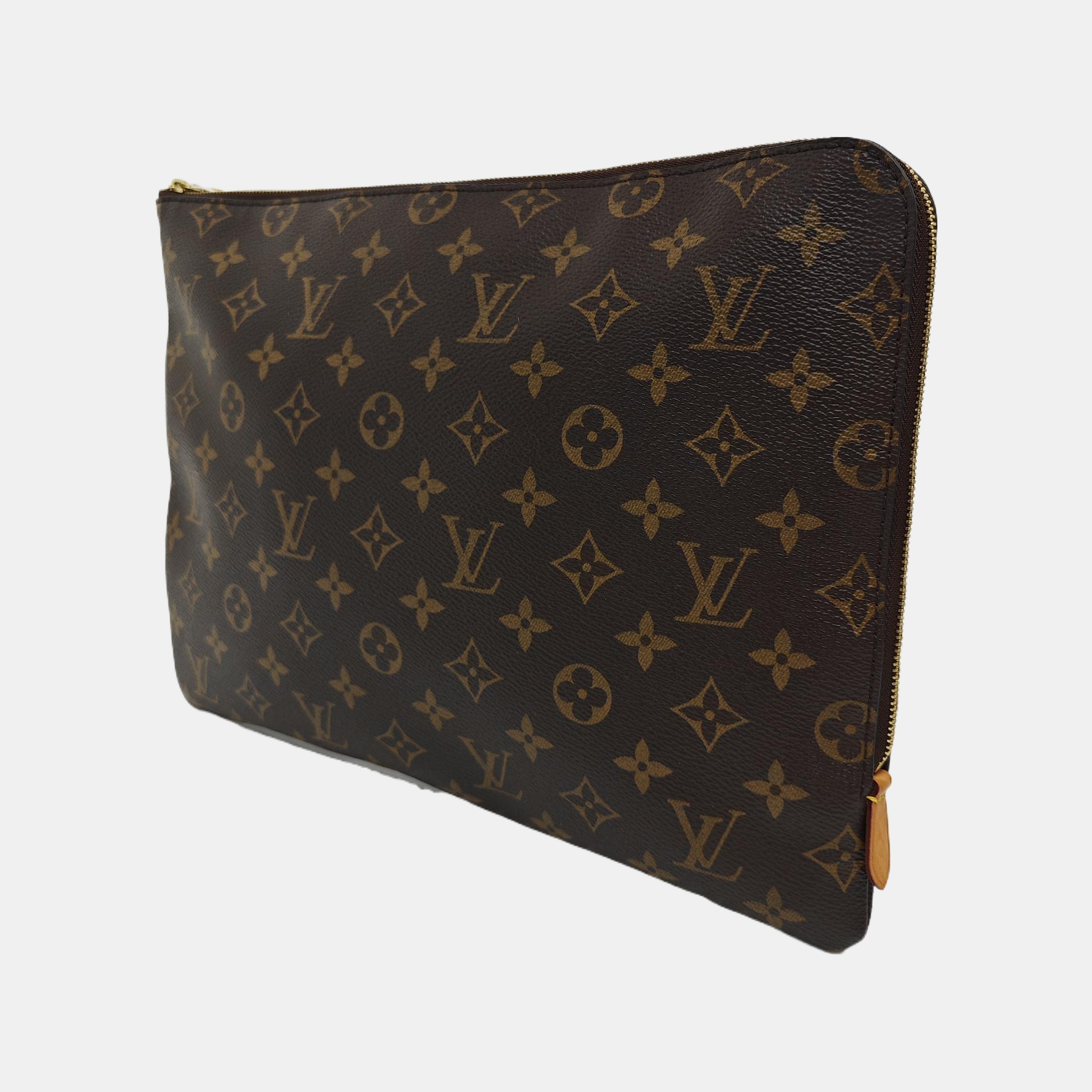 Etui Voyage MM Monogram Coated Canvas Brown