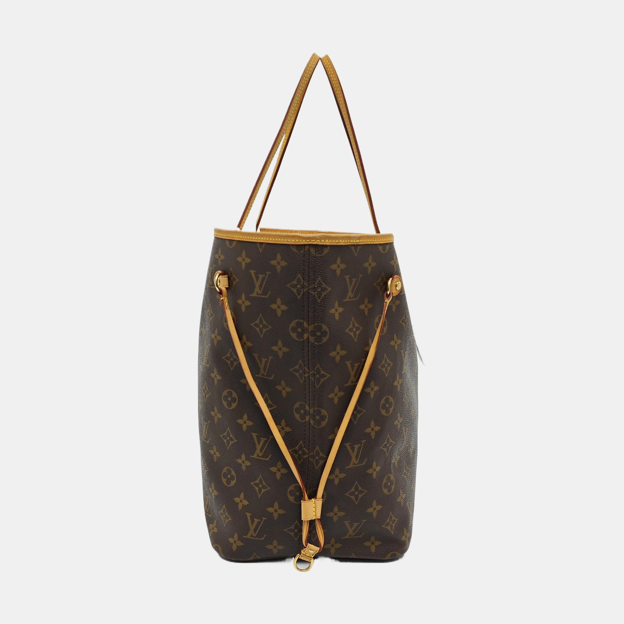 NEVERFULL GM Monogram Coated Canvas Brown