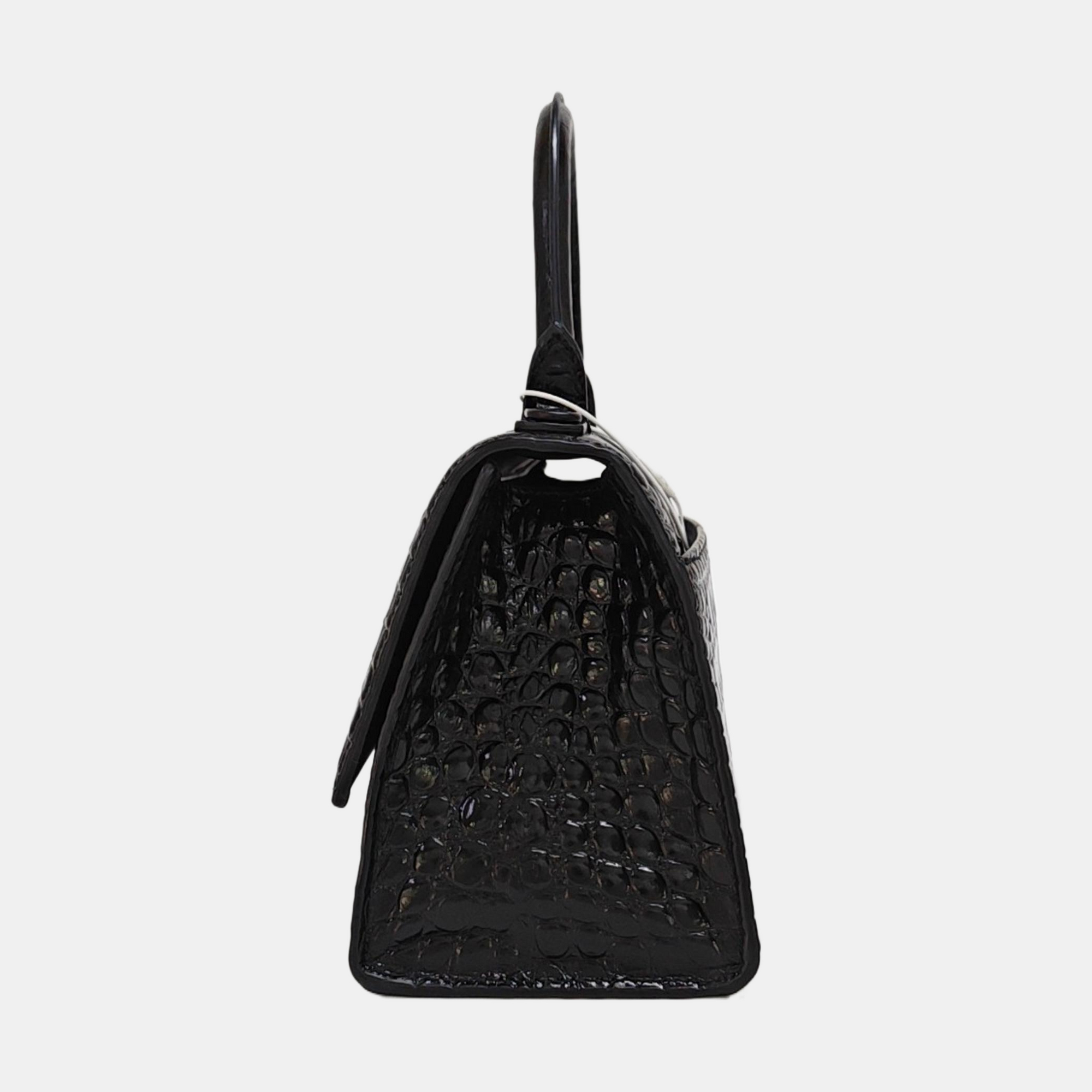Hourglass S Calfskin Black