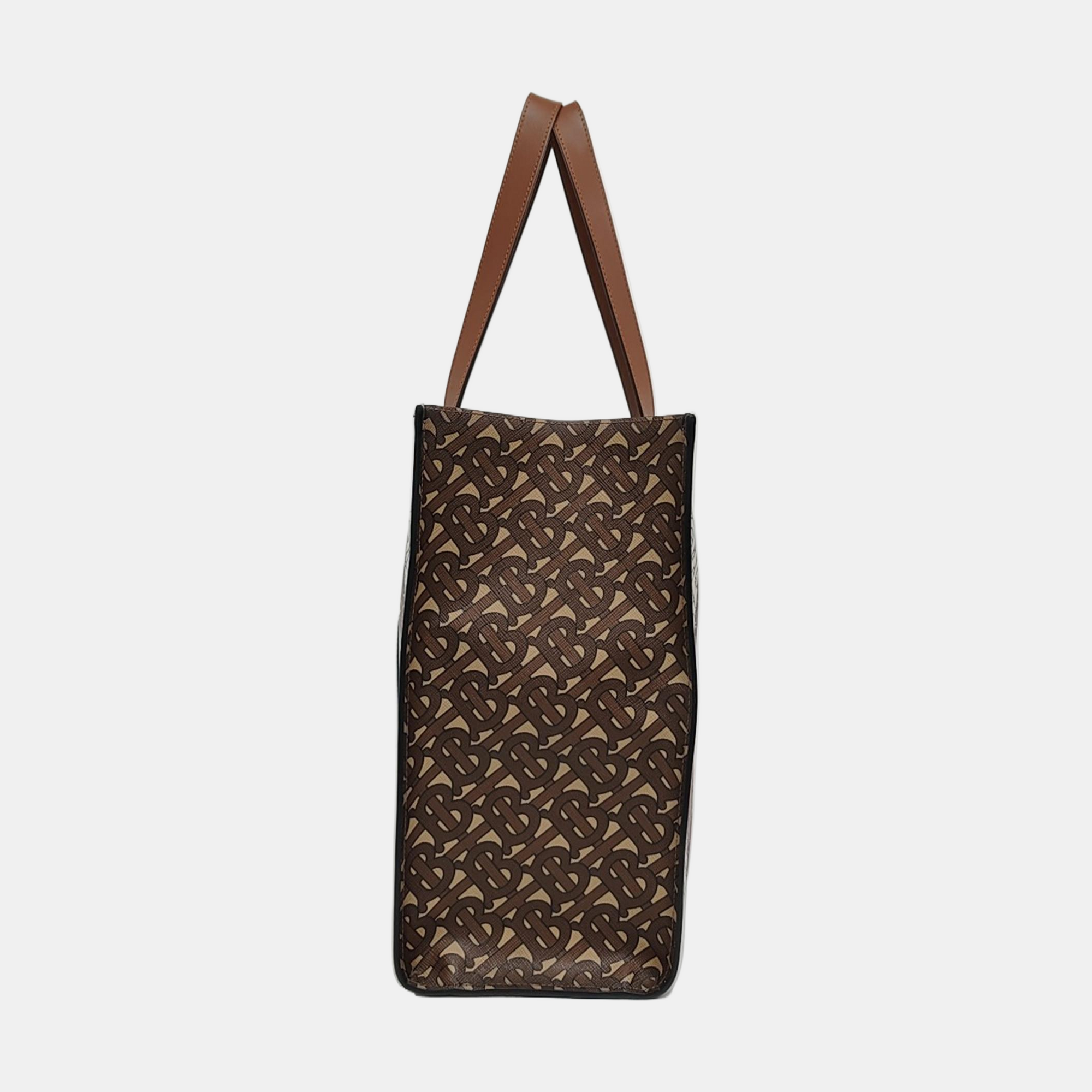 MONOGRAM Small Coated Canvas Brown
