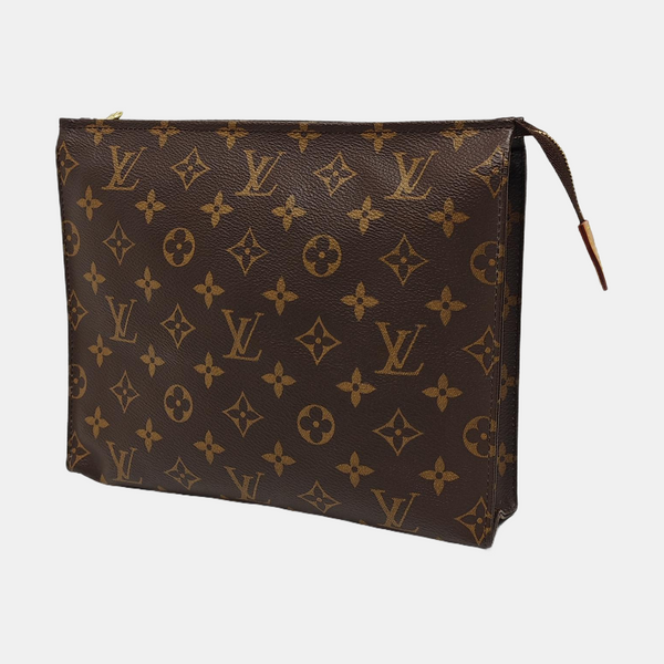 TOILET POCKET 26 Monogram Coated Canvas Brown