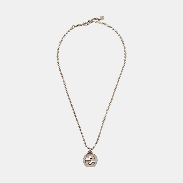 Interlocking G 925 Sterling Silver Necklace