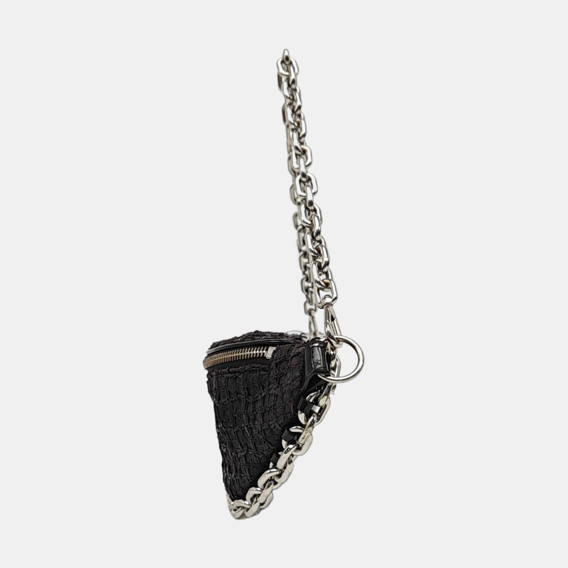 Fabric Shoulder Bag Black