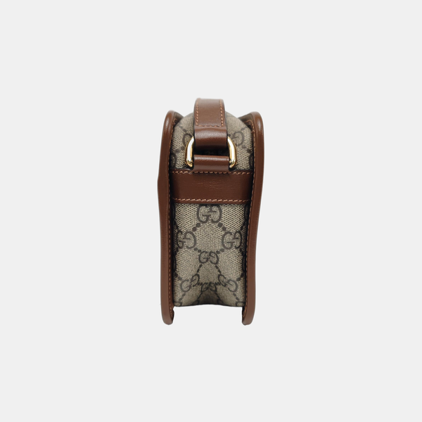 Bree Monogram Coated Canvas Beige