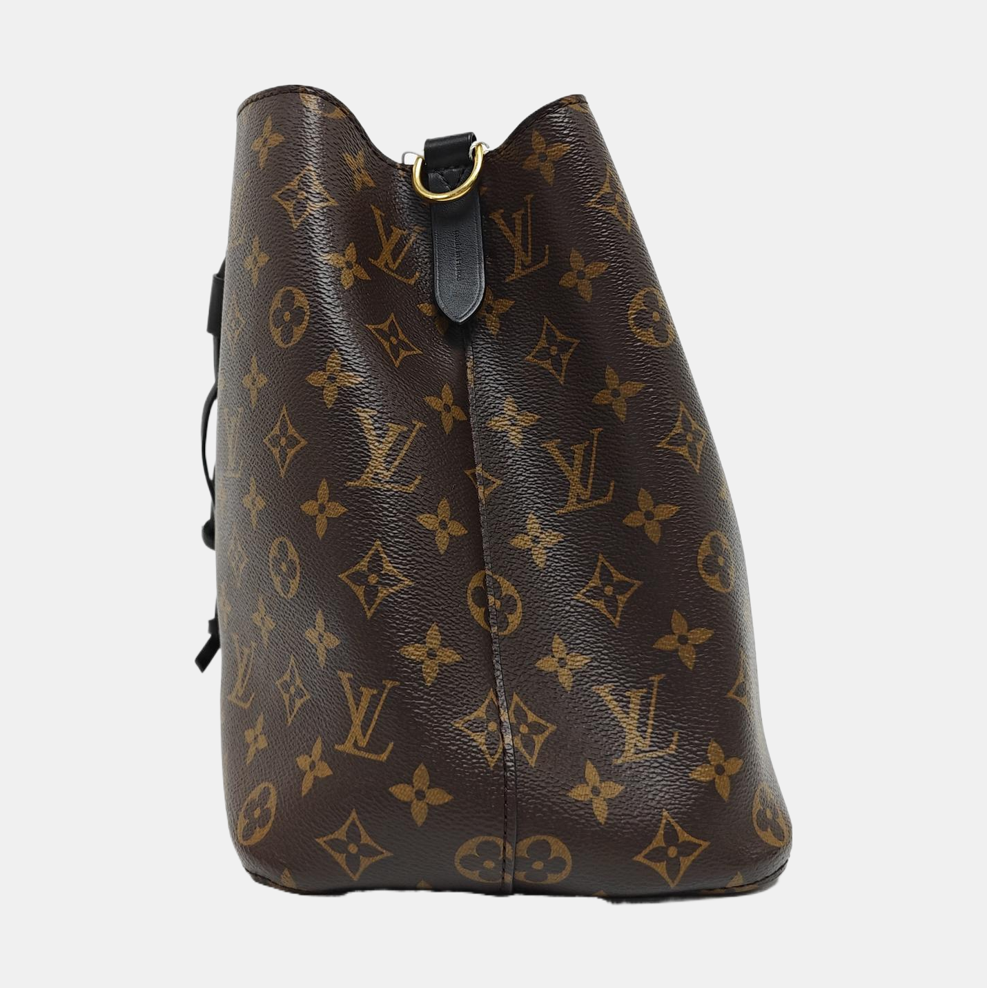 NÉONOÉ MM Monogram Coated Canvas Brown
