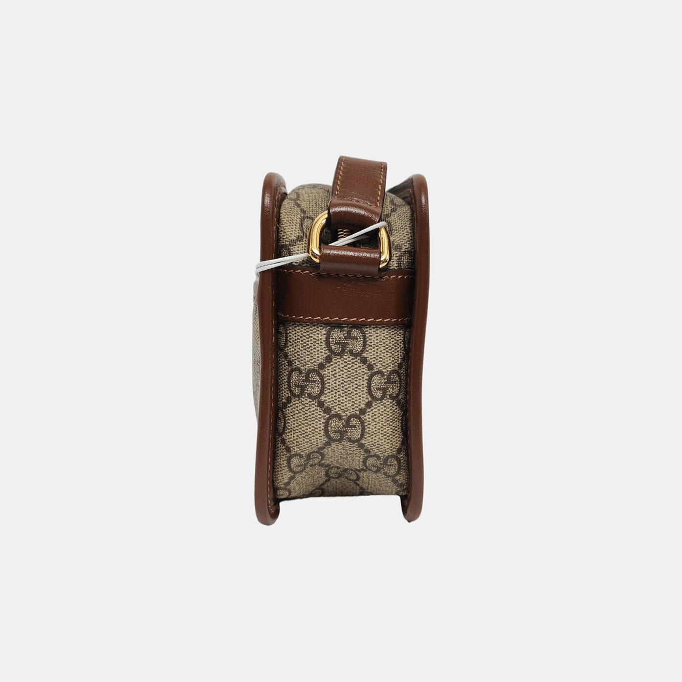 GG Supreme Mini Monogram Coated Canvas Beige