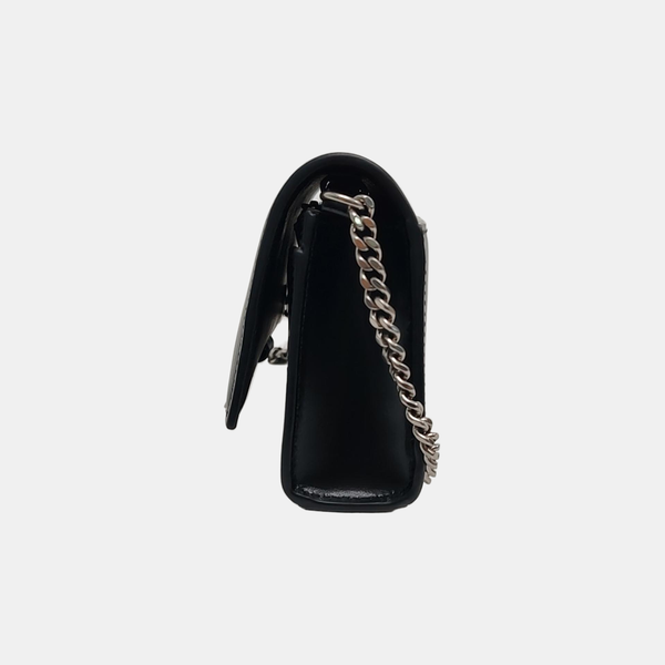 Hourglass Small Calfskin Black