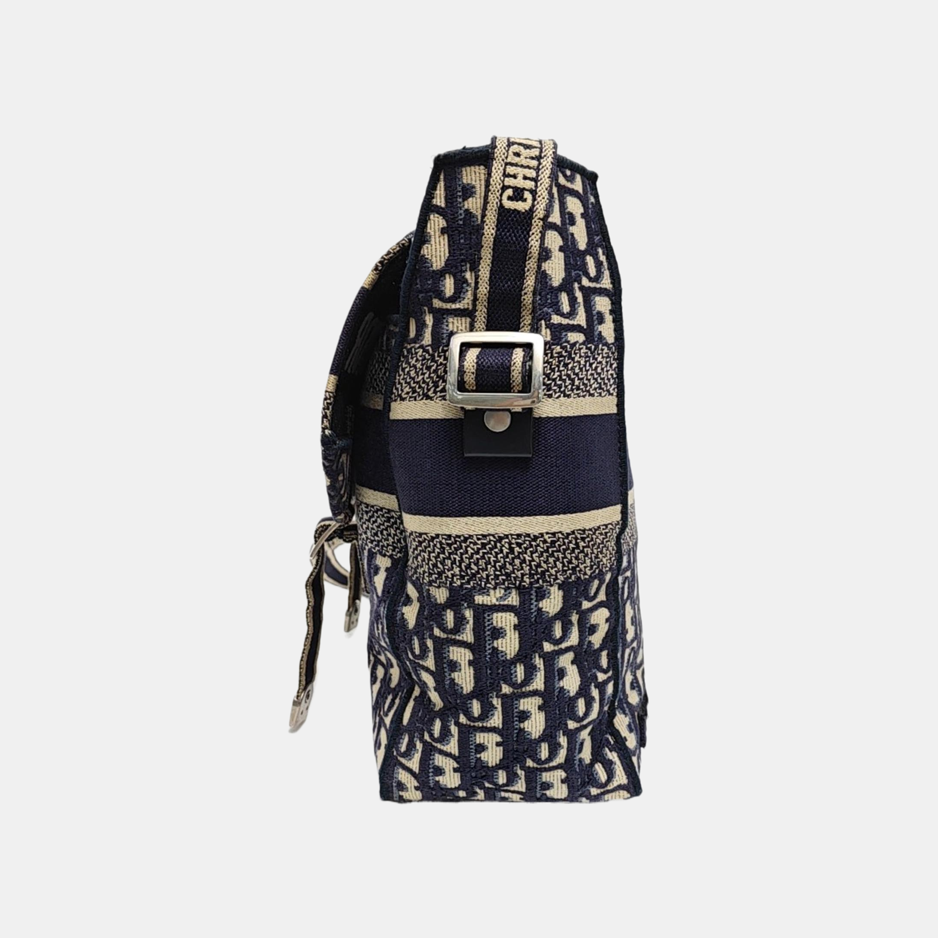 Diorcamp Large Oblique Canvas Blue