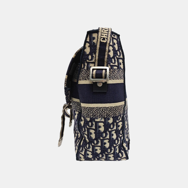 Diorcamp Large Oblique Canvas Blue