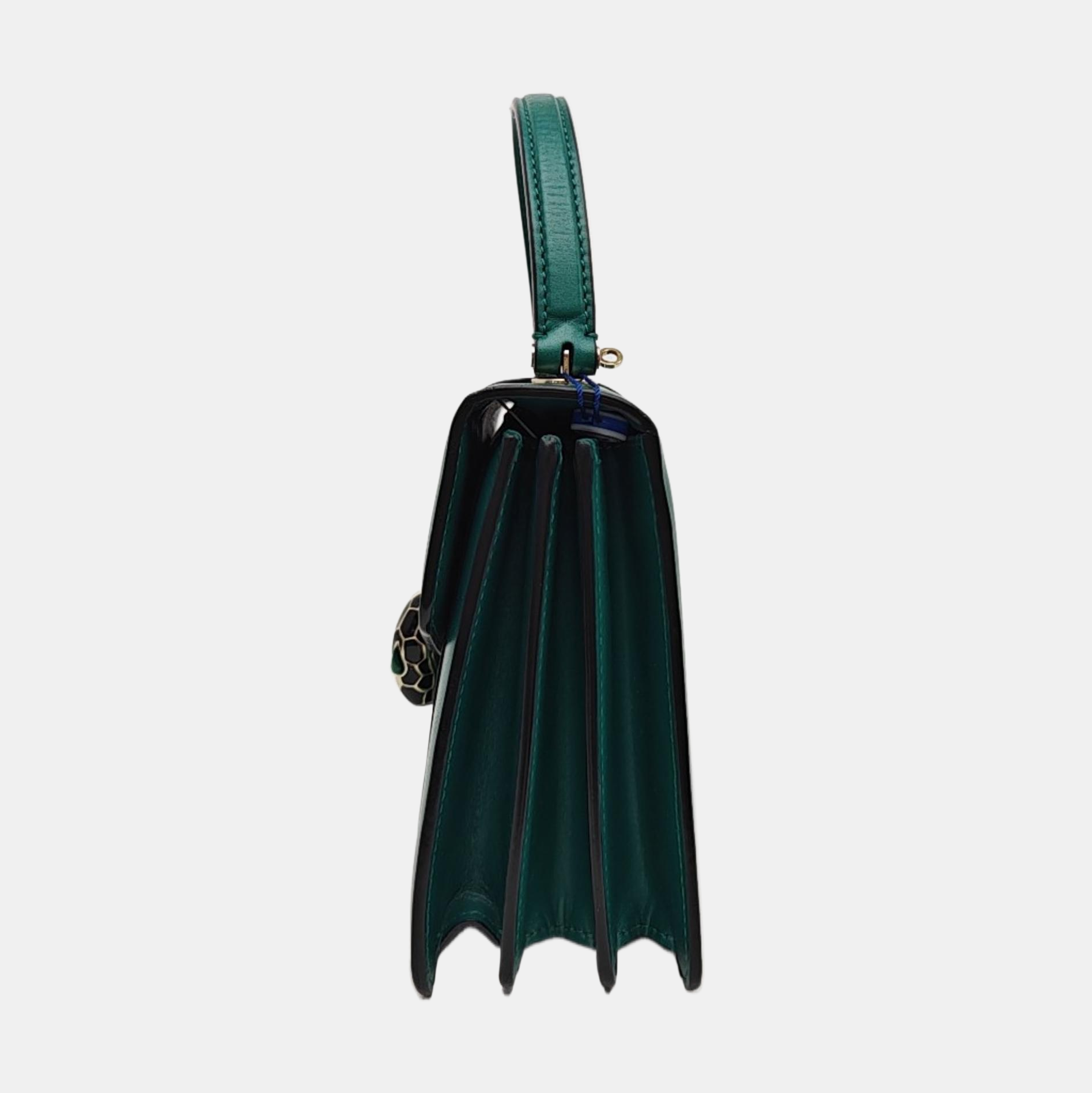 SERPENTI FOREVER Calfskin Green