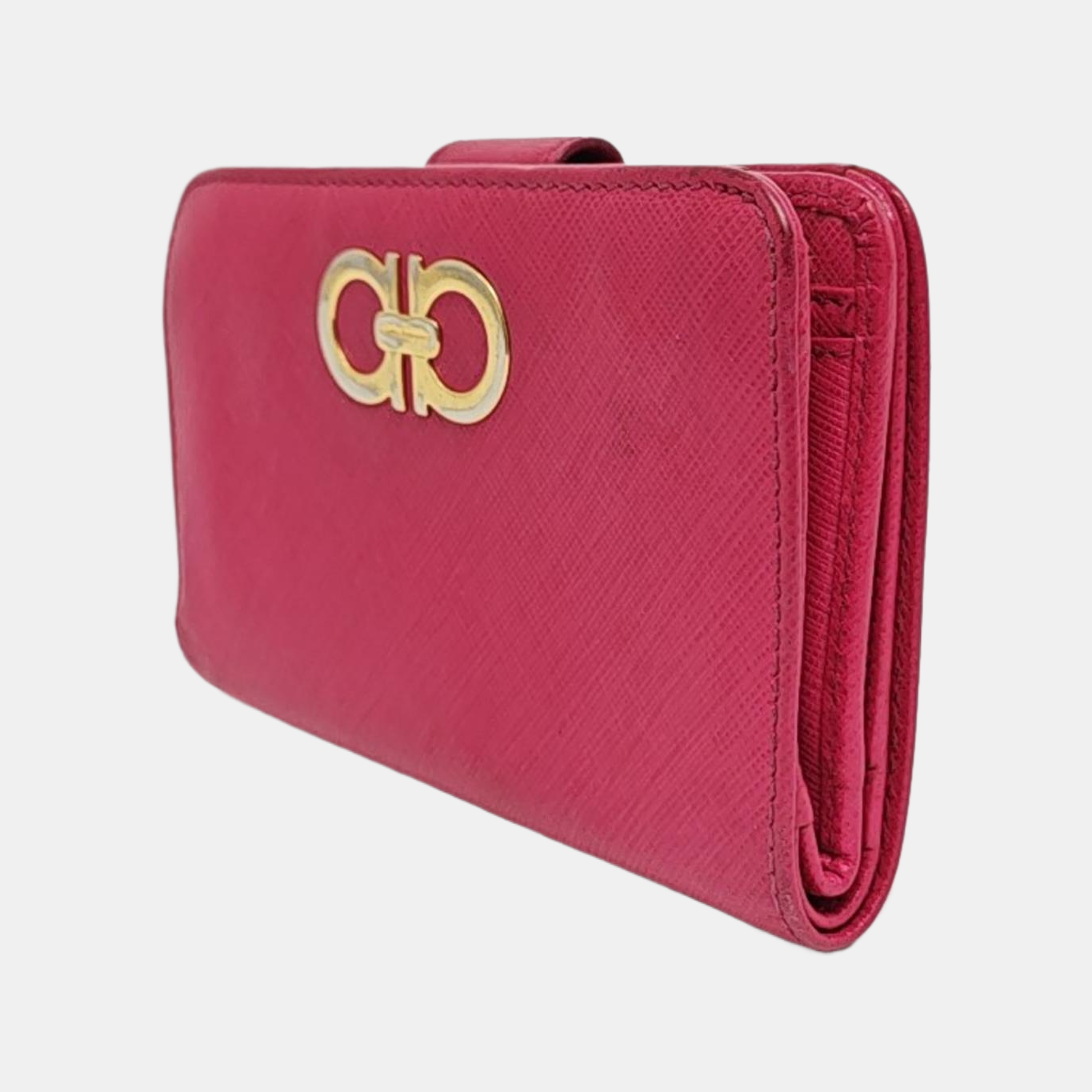 Calfskin Card Holder Red