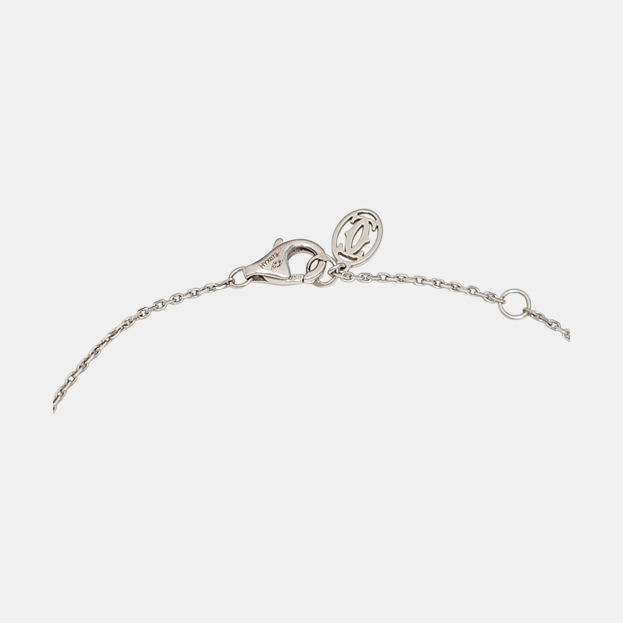 CARTIER D'AMOUR 18k White Gold Silver Bracelet
