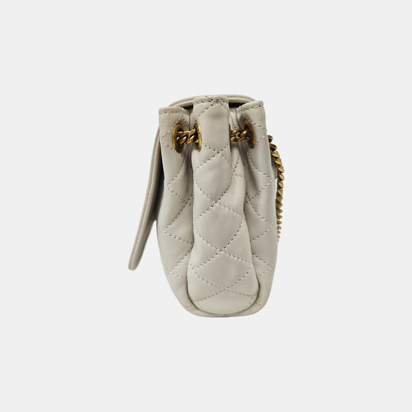 NOLITA Mini Quilted Lambskin Beige