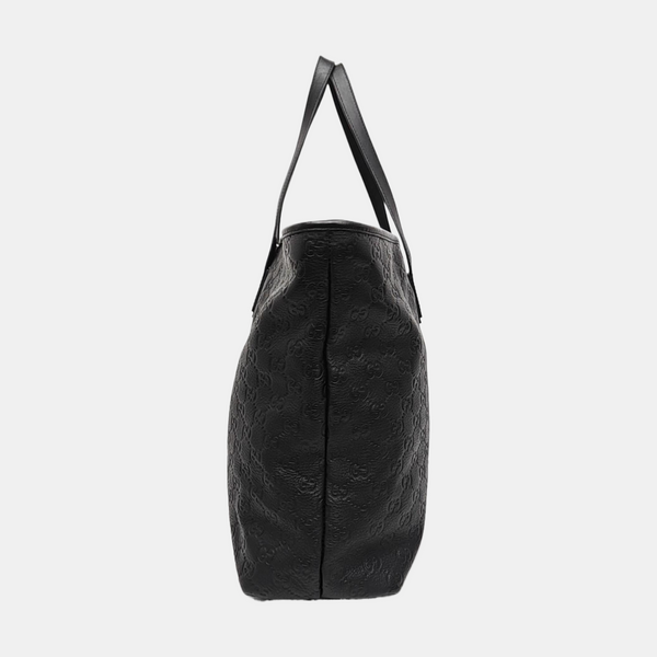 GG Imprime Monogram Calfskin Black