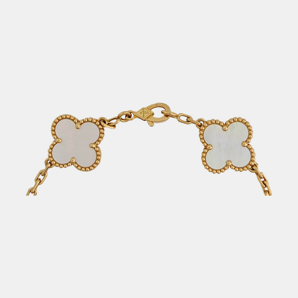 Vintage Alhambra 18k Gold Bracelet
