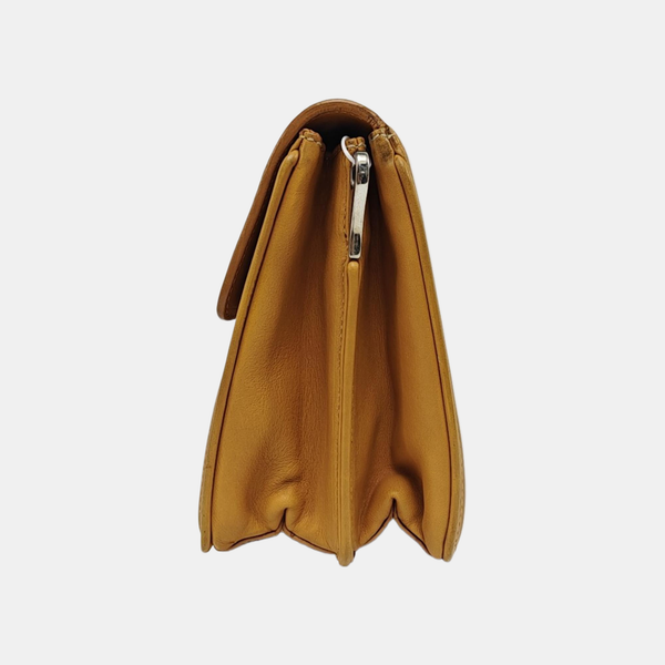 Calfskin Shoulder Bag Yellow