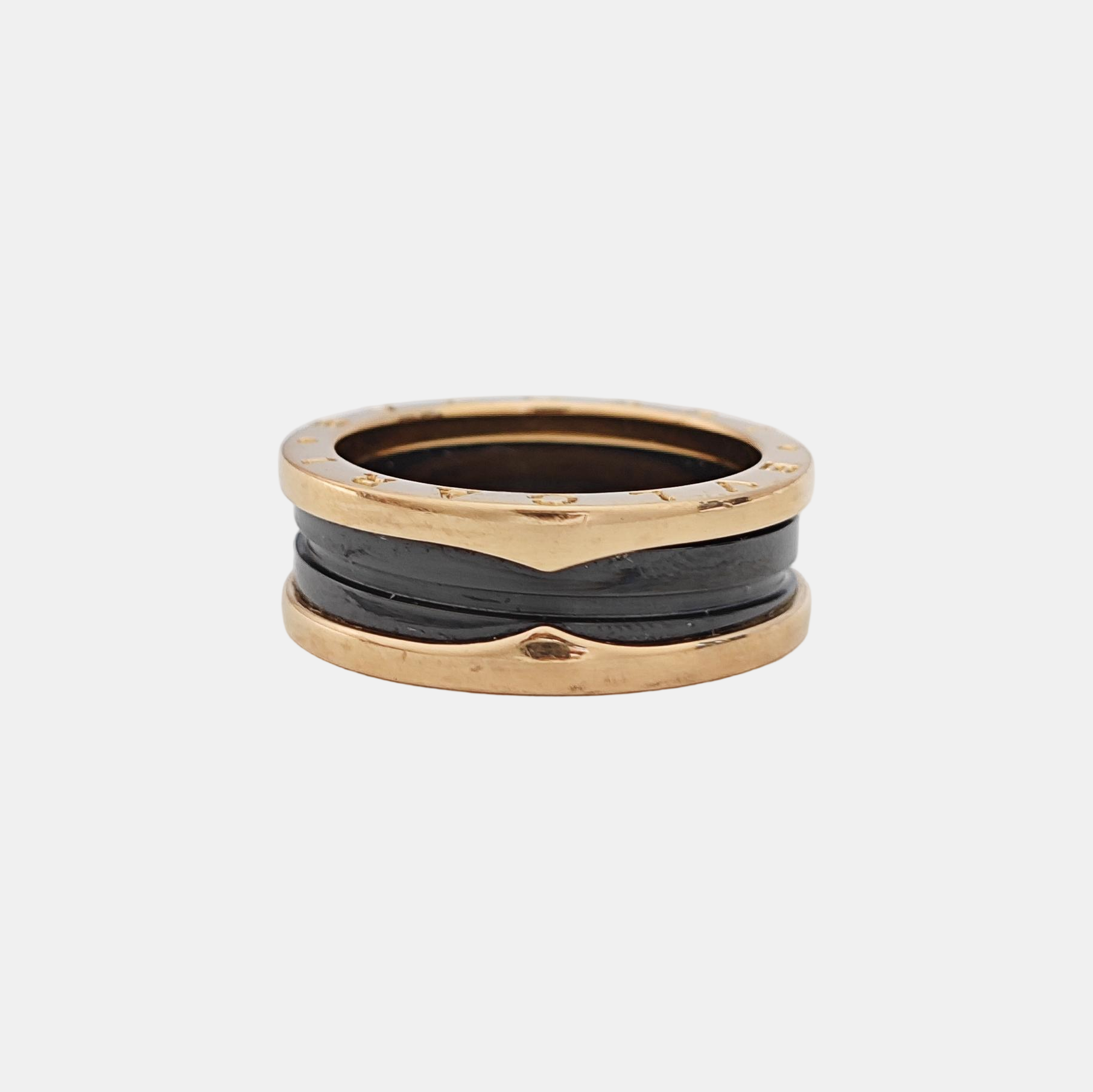 B.ZERO1 18k Rose Gold Ring EU 60