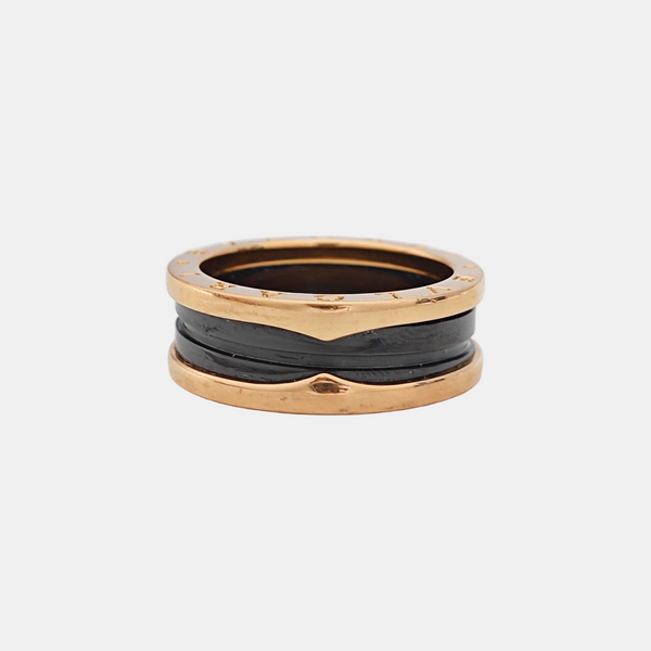 B.ZERO1 18k Rose Gold Ring EU 60