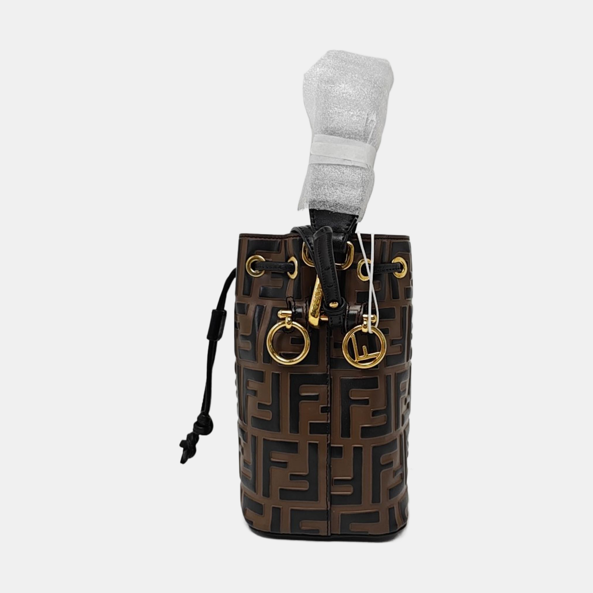 Mon Tresor Mini Monogram Calfskin Brown